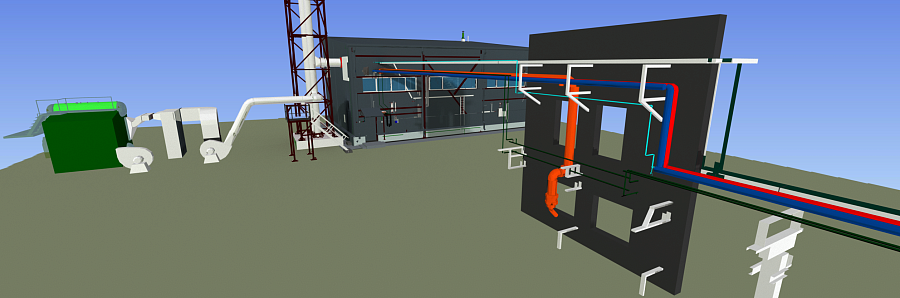 Паровая котельная объекта «Нефтебитумный завод», Червеньский район, Минская область, Беларусь