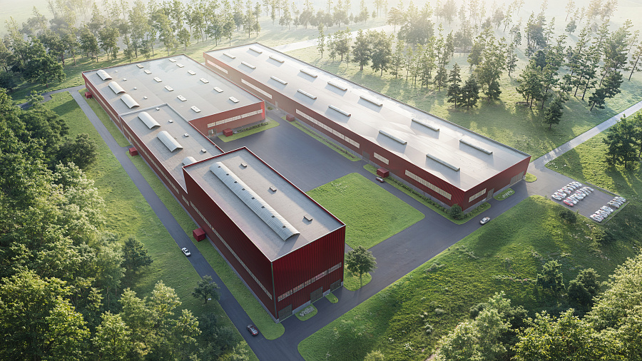 Производственный комплекс по выпуску ОСП плит и складские помещения, Могилевский р-н, Беларусь