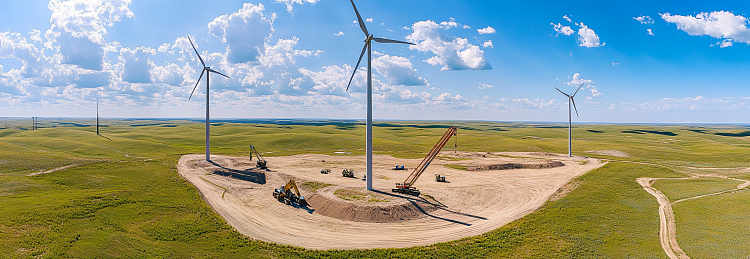 Wind power plants